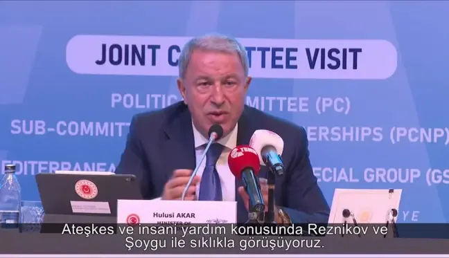 Bakan Akar'dan, NATO Parlamenter Asamblesi Toplantısında Yunan Parlamentere Tepki: 