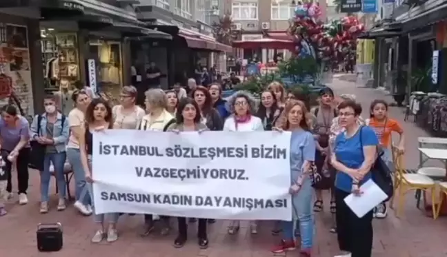 Samsun Kadın Dayanışması: İstanbul Sözleşmesi'ni Savunuyoruz ve Bundan Vazgeçmeyeceğiz