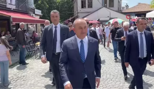 Bakan Çavuşoğlu, Kosova'da Soydaş STK Temsilcileri ile bir araya geldi