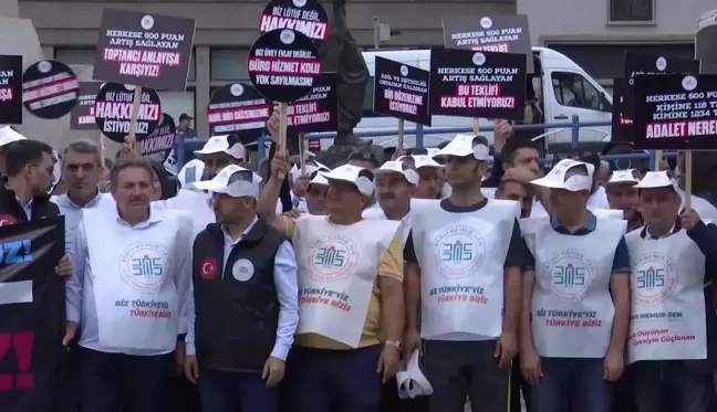 Büro Memur-Sen'den Ankara'da Eylem: 