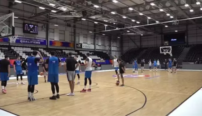 NEWCASTLE - A Milli Erkek Basketbol Takımı, Büyük Britanya maçı hazırlıklarını tamamladı