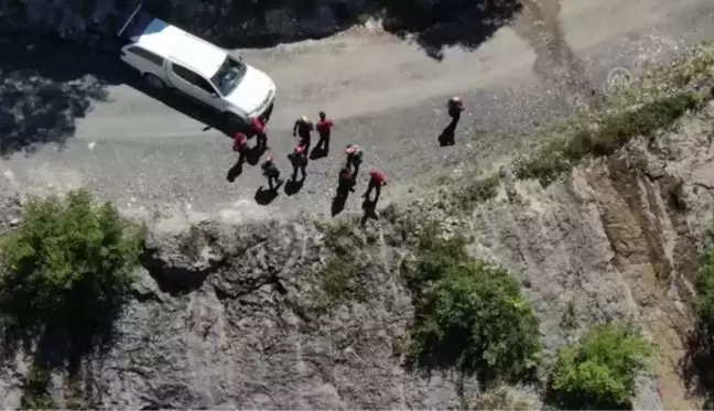 KASTAMONU - (DRON) Selde kaybolan gencin bulunması için çalışmalar sürüyor