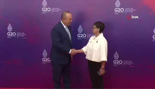 Çavuşoğlu, Endonezya'da G20 Dışişleri Bakanları Toplantısı'na katıldı