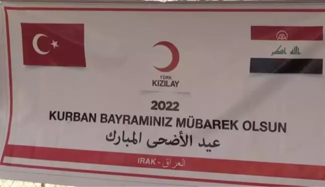 Türk Kızılay Kerkük'te 1250 aileye kurban eti ulaştırdı