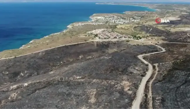 Çeşme yangını kontrol altında