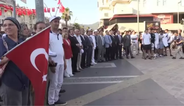 Son dakika haberi: 15 Temmuz şehitleri Marmaris'te anıldı (2)