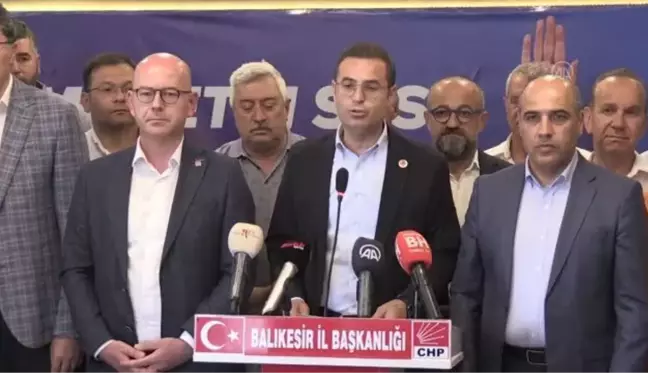 BALIKESİR - CHP Genel Başkan Yardımcısı Ahmet Akın'dan 