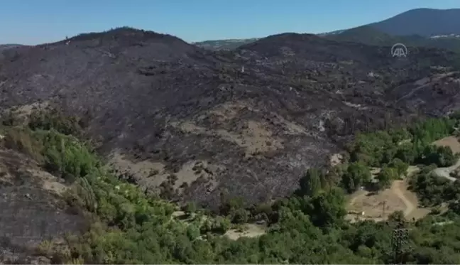 Son dakika haberleri | BALIKESİR - Kepsut ilçesindeki orman yangınında soğutma çalışmaları sürüyor