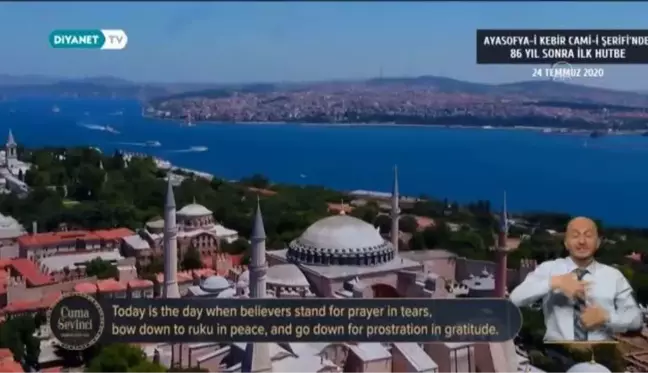 Diyanet İşleri Başkanı Erbaş'tan Ayasofya paylaşımı