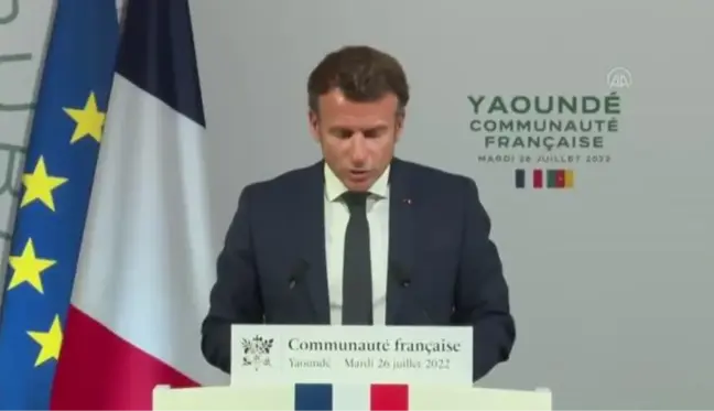 Fransa Cumhurbaşkanı Macron: 