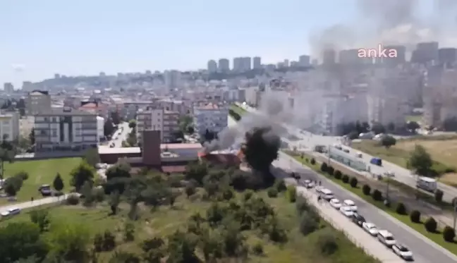 Samsun Atakum'da, Kız Öğrenci Yurdunda Yangın Çıktı