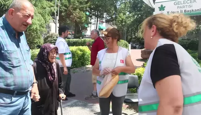 Yalova haber... Gelecek Partisi'nden Yalova'da Halk Ekmek Fabrikası Kurulması İçin İmza Kampanyası