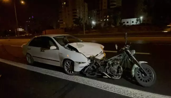 Son dakika haberi! Otomobil motosikletle çarpıştı 1 kişi öldü