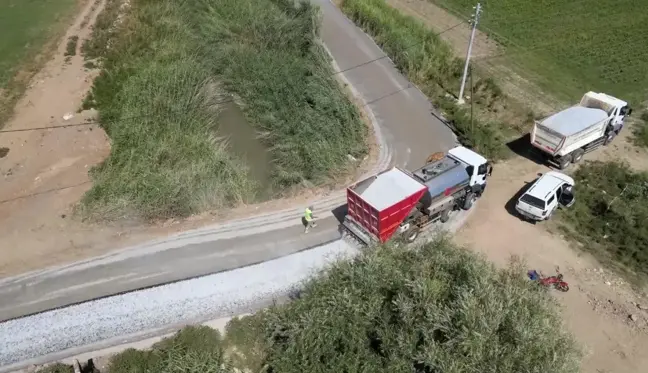 Aydın haberi... Efeler'de Yollar Asfaltlanıyor