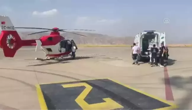 Son dakika haberleri! Ambulans helikopter prematüre bebek için havalandı.