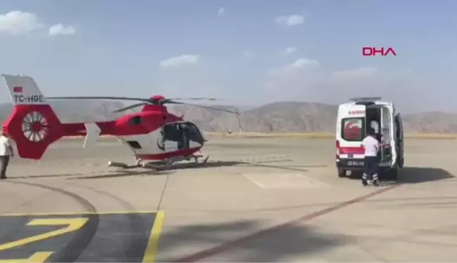 Son dakika haber! ŞIRNAK'TA AMBULANS HELİKOPTER PREMATÜRE BEBEK İÇİN HAVALANDI