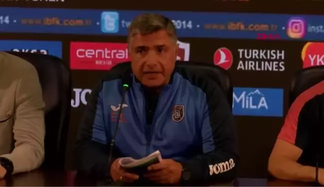 SPOR Medipol Başakşehir Teknik sorumlusu Erdinç Sözer ve futbolcu Ömer Ali Şahiner'in açıklamaları