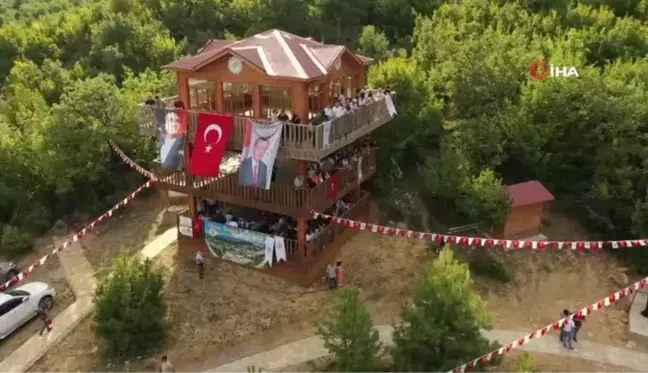 Kastamonu haber... Küre Dağları Milli Parkında zipline heyecanı yaşanıyor