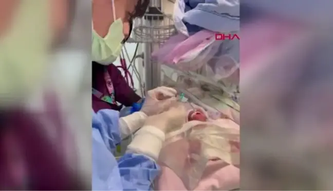 540 GRAMLIK PARMAK BEBEK RABİA'YI KÖK HÜCRE TEDAVİSİ HAYATA BAĞLADI