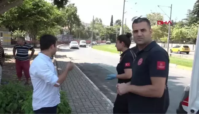 YAN YATAN OTOMOBİLDEN BURNU BİLE KANAMADAN ÇIKTI