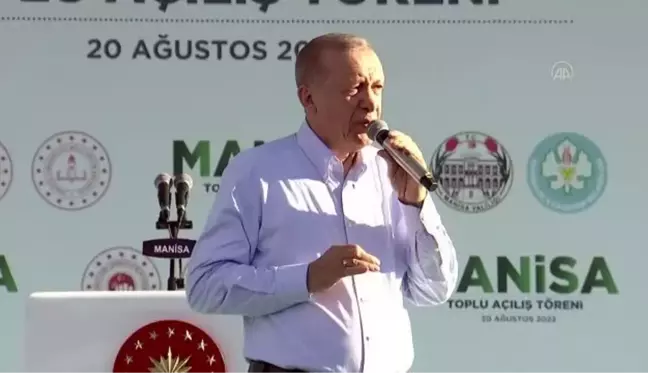 Manisa haberi: Cumhurbaşkanı Erdoğan, Manisa'da toplu açılış töreninde konuştu: (3)