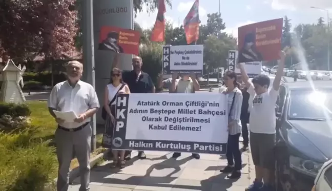 Hkp, Aoç'nin Adının 'Beştepe Millet Ormanı' Olarak Değiştirilmek İstenmesi ile İlgili Suç Duyurusunda Bulundu