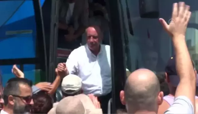 Memleket Partisi Genel Başkanı İnce, vatandaşlara hitap etti