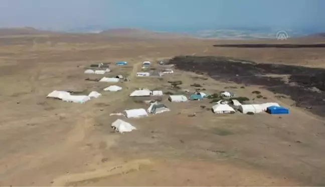 Nemrut Dağı'nın eteklerindeki yaylalar sıcak illerden gelen göçerlerin tercihi oluyor