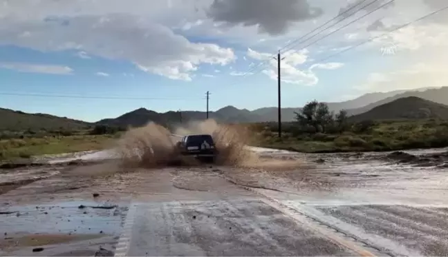 Son dakika haber! Arizona'daki yağışlar sele neden oldu