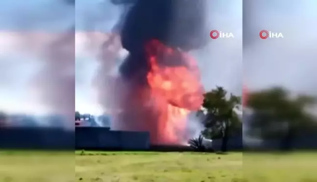 Son dakika haber... Meksika'da petrol boru hattında patlama