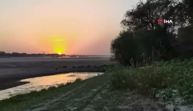 Romanya'daki Tuna Nehri'nde son yılların en düşük su seviyesi