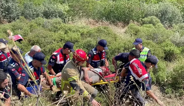 Bursa haberleri... Bursa'da tır 150 metre yükseklikteki şarampole yuvarlandı: 1 yaralı