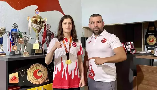 Milli sporcu Sudenur, gözünü zirveye dikti