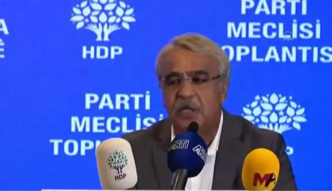 HDP Eş Genel Başkanı Sancar, Parti Meclisi toplantısında konuştu