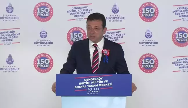 İmamoğlu: 150 Projenin Her Birisinde Partizanlığın Gölgesini Dahi Göremezsiniz