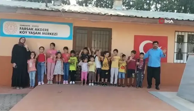 Kapalı köy okulunda 3 yıl aradan sonra yeniden ders zili çaldı