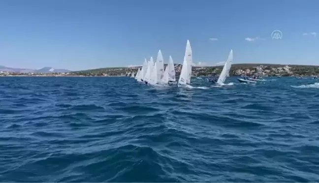 İzmir haber! 470 Avrupa Yelken Şampiyonası Çeşme'de başladı