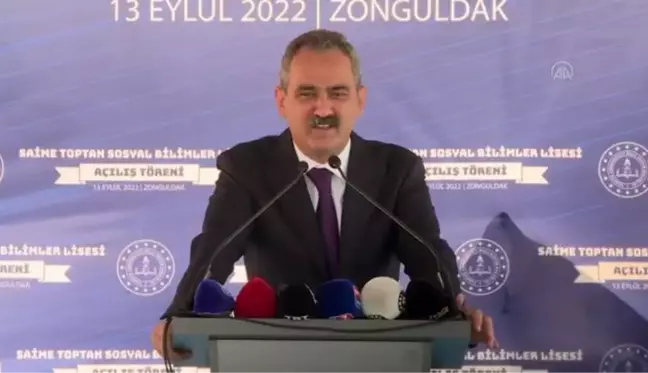 ZONGULDAK - Bakan Özer, Saime Toptan Sosyal Bilimler Lisesi açılış törenine katıldı