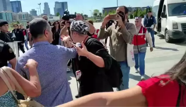 Son dakika haberi... İstanbul Adliyesi önündeki izinsiz gösteriye polis müdahalesi