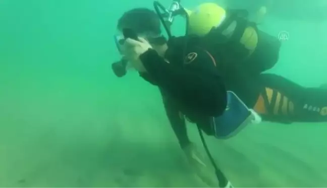 Kocaeli gündem haberi... Milletvekili Şeker ile Kandıra Belediye Başkanı Turan, dalış yaptı