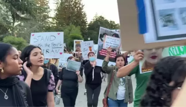 Mahsa Emini'nin ölümü ABD'de protesto edildi