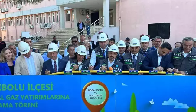 Çanakkale haberi: Gelibolu'da 'Doğalgaz İlk Kazı Töreni' gerçekleşti