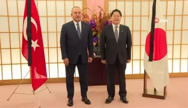 Bakan Çavuşoğlu, Japon mevkidaşı Yoshimasa ile bir araya geldi