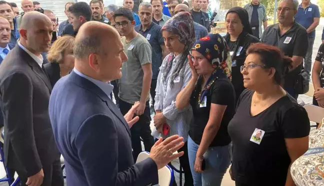 Son Dakika | Bakan Soylu, Mersin şehidi polis Sedat Gezer için düzenlenen törende konuştu