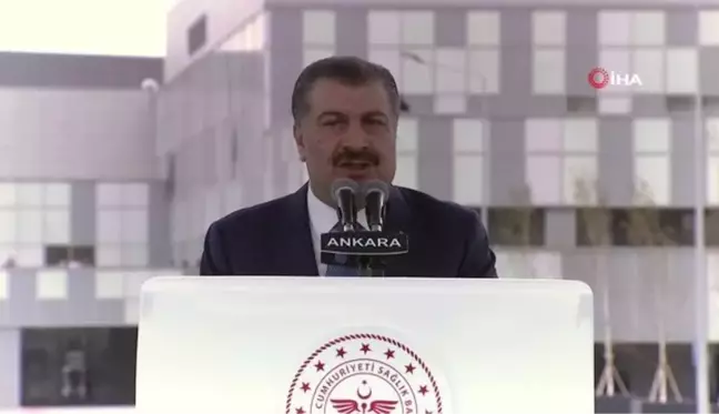 Sağlık Bakanı Koca Etlik Şehir Hastanesi açılışında konuştu