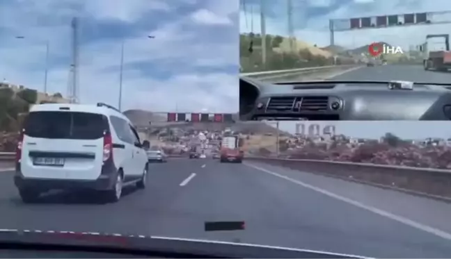 İzmir haber! İzmir'de trafik magandaları, makas attıkları anları böyle kayda aldı
