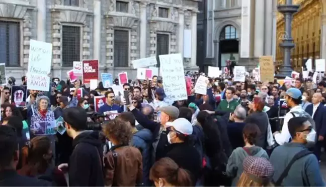 Son dakika haber! SAN FRANCİSCO - İranlı Mahsa Emini'nin ölümü protesto edildi