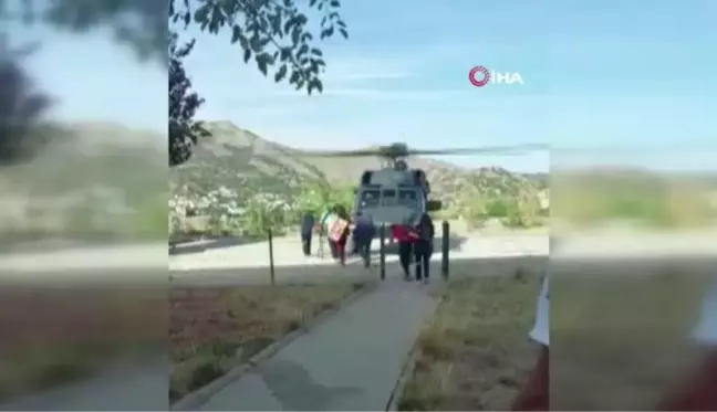 Son dakika haber... Astım hastası çocuğun imdadına askeri helikopter yetişti