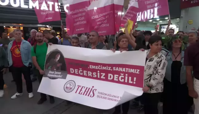 İzmir haberleri! İzmir'de 'Onur Şener Cinayeti' Protestosu: 