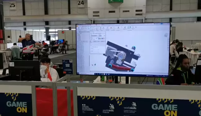 Çin, Fransa'da Düzenlenen World Skills Yarışması 2022 Kapsamında Beş Etkinliğe Katılıyor